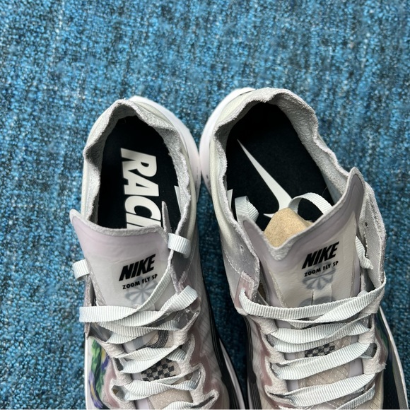 Nike Zoom Fly Floral Sneakers in Pure Platinum - Picture 6 of 9